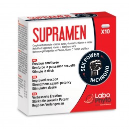 SUPRAMEN 10 GELULES - ACTION IMMÉDIATE - ERECTION ET RETARDANT